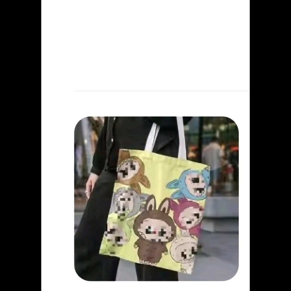 Labubu Character Tote Bag